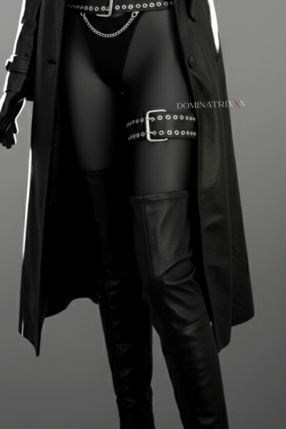 Cinta Liga com Ilhós Iron Empress Dominatrix