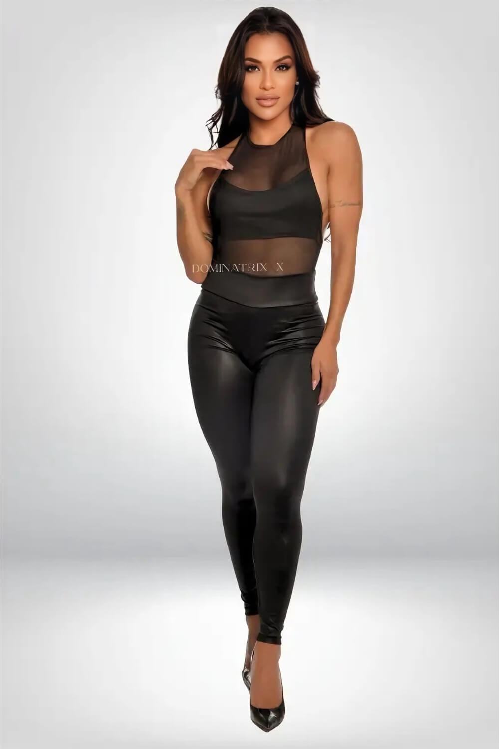Conjunto Body Faixa e Legging  Dominatrix