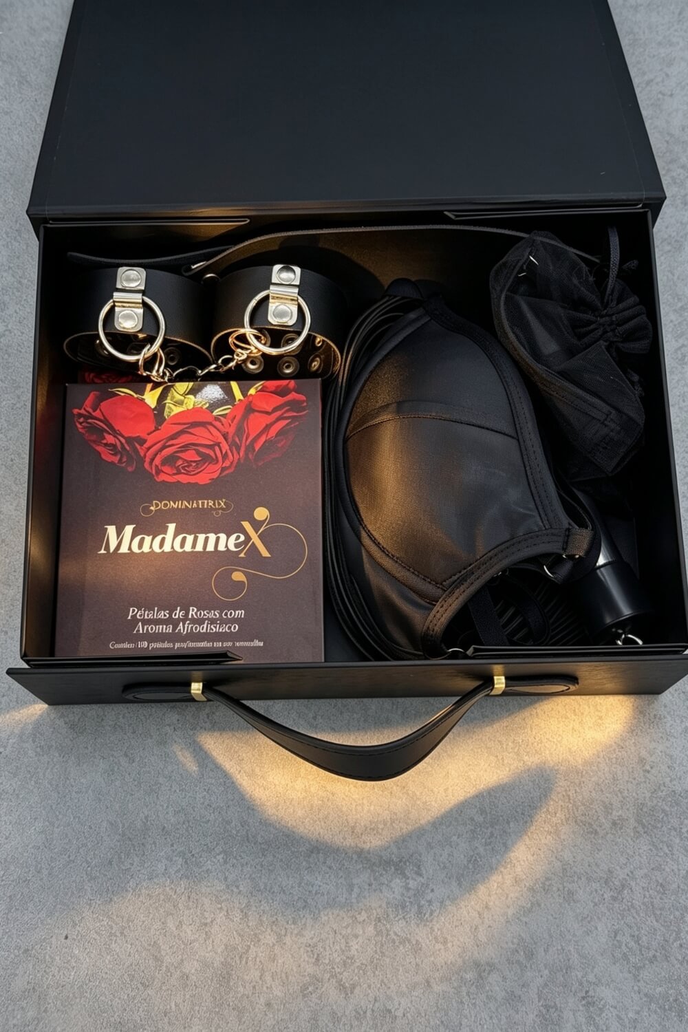 Kit Lingerie Dominatrix 6 itens com Maleta